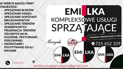 Emilka- kompleksowe usługi sprzątające Ełk